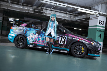 Картинка автомобили -авто+с+девушками woman tuning asian