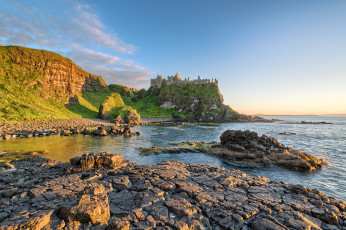 Картинка города -+пейзажи побережье замок