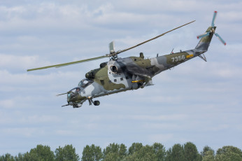 Картинка mil+mi-24v+hind авиация вертолёты вертушка