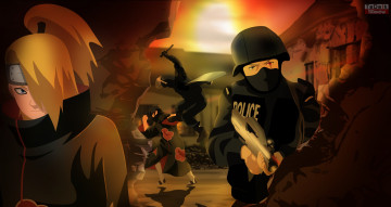 Картинка аниме naruto akatsuki