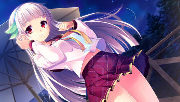 Картинка аниме unknown +другое зонт девочка chiri atlanta himekami ayame watashi ga suki nara