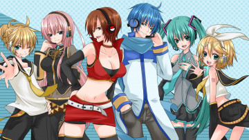 Картинка аниме vocaloid арт kakeru237