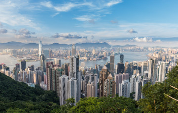 Картинка hong+kong города гонконг+ китай панорама