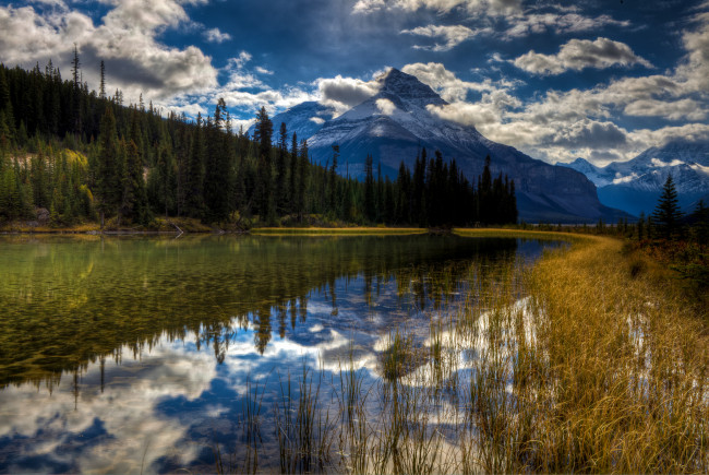 Обои картинки фото природа, реки, озера, горы, лес, река