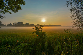 Картинка природа восходы закаты простор