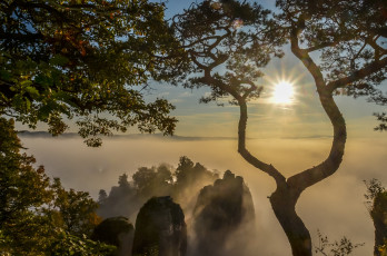 Картинка природа восходы закаты простор