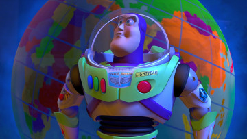 обоя мультфильмы, toy story 2, глобус, игрушка, космонавт