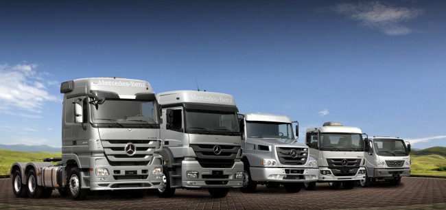 Обои картинки фото автомобили, mercedes trucks, mercedes