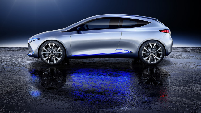 Обои картинки фото mercedes-benz eqa concept 2017, автомобили, mercedes-benz, 2017, concept, eqa