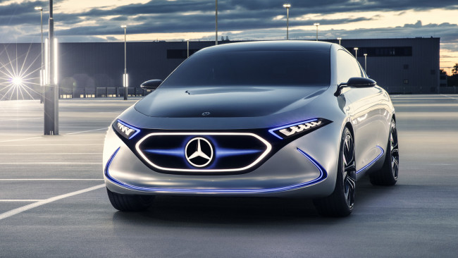 Обои картинки фото mercedes-benz eqa concept 2017, автомобили, mercedes-benz, 2017, concept, eqa
