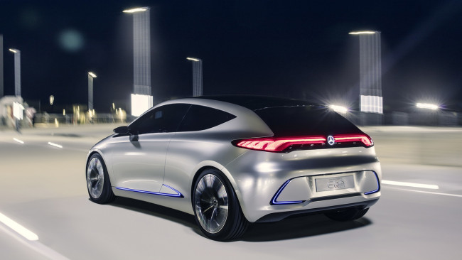 Обои картинки фото mercedes-benz eqa concept 2017, автомобили, mercedes-benz, 2017, concept, eqa
