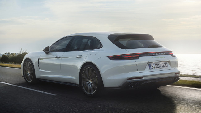 Обои картинки фото porsche panamera turbo s-e hybrid sport turismo 2018, автомобили, porsche, panamera, hybrid, s-e, turbo, 2018, turismo, sport