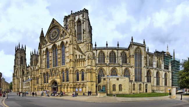 Обои картинки фото minster,  york, города, - улицы,  площади,  набережные, простор
