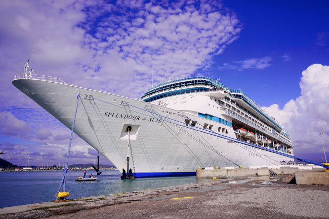 Обои картинки фото splendour of the seas, корабли, лайнеры, круиз, лайнер