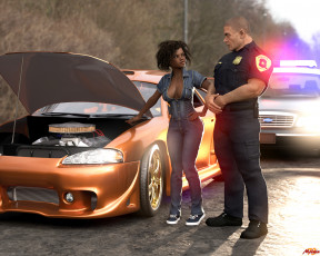 Картинка 3д+графика люди+ people фон взгляд девушка