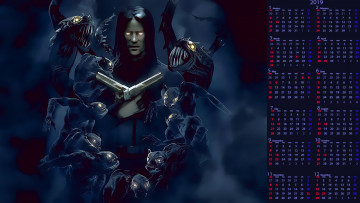 Картинка календари фэнтези существо оружие мужчина