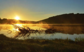 Картинка природа восходы закаты простор