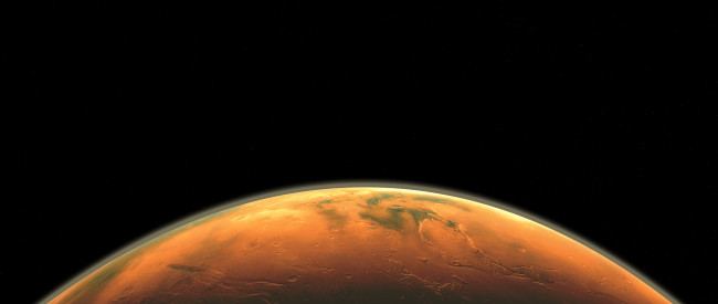 Обои картинки фото космос, марс, галактики, вселенная, планета, звезды