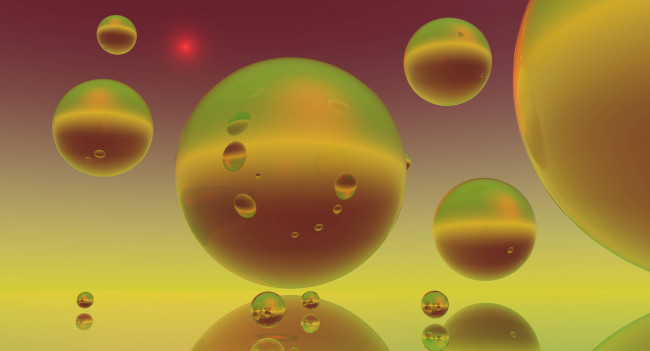 Обои картинки фото 3д графика, шары , balls, шары, фон