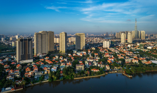 Обои картинки фото saigon, города, - панорамы, простор