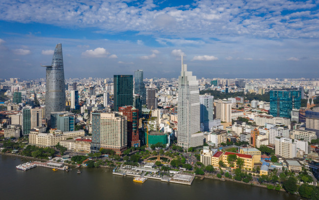 Обои картинки фото saigon, города, - панорамы, простор