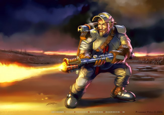 Картинка календари фэнтези 2019 calendar скафандр планета оружие мужчина