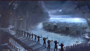 Картинка календари фэнтези 2019 calendar воин люди войско