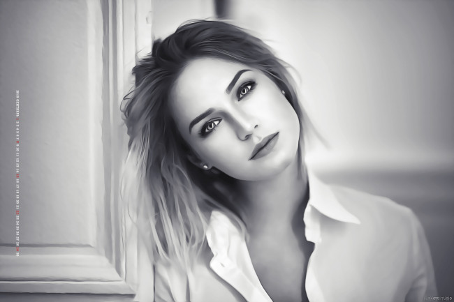 Обои картинки фото календари, компьютерный дизайн, calendar, модель, женщина, девушка, взгляд, 2019