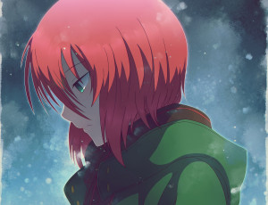 обоя аниме, mahou tsukai no yome, невеста, чародея