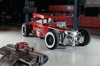 обоя bone shaker, автомобили, custom classic car, hotwheels