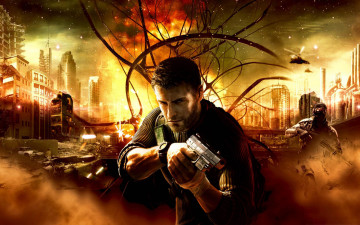 Картинка видео+игры splinter+cell мужчина пистолет воин