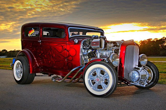Обои картинки фото автомобили, custom classic car, custom, classic, car
