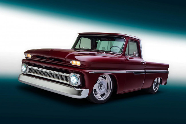 Обои картинки фото автомобили, custom pick-up, chevrolet