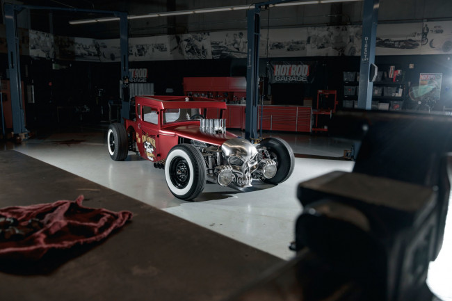 Обои картинки фото bone shaker, автомобили, custom classic car, hotwheels