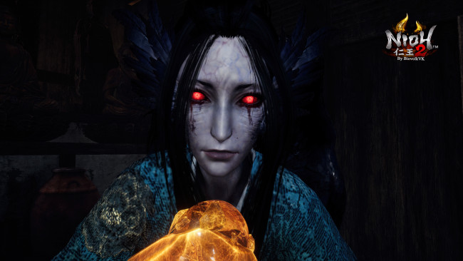 Обои картинки фото nioh 2, видео игры, nioh, 2, девушки, монстры, существа, нечисть