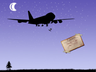 обоя plane, векторная, графика