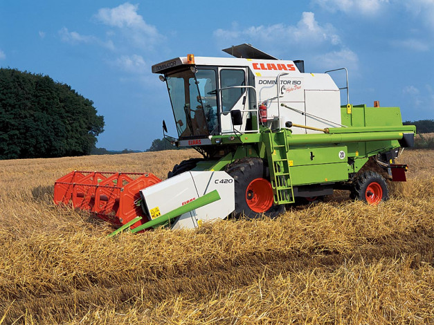 Обои картинки фото техника, комбайны