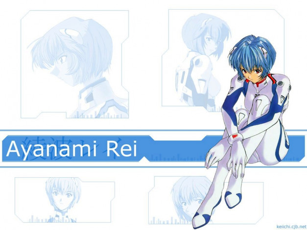 Обои картинки фото rei, аниме, evangelion