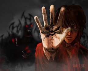 Картинка аниме hellsing
