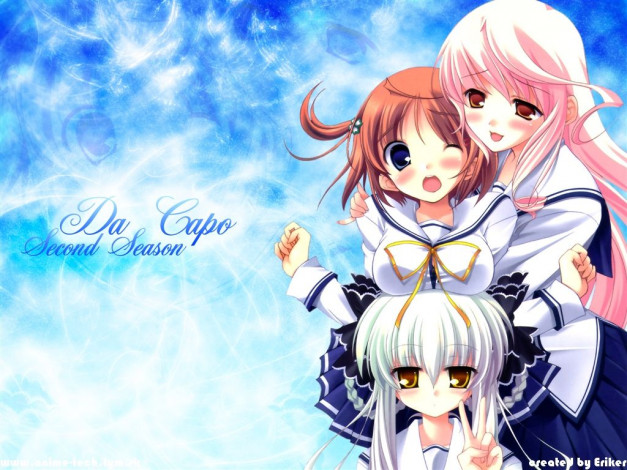 Обои картинки фото аниме, da, capo