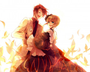 Картинка аниме umineko no naku koro ni