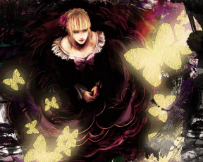 Картинка аниме umineko no naku koro ni