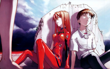 Картинка аниме evangelion