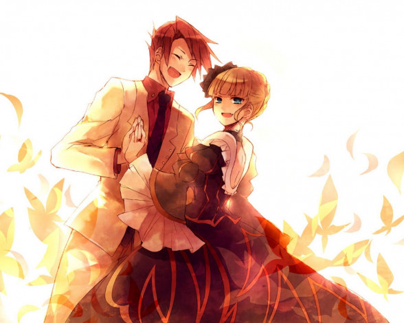 Обои картинки фото аниме, umineko, no, naku, koro, ni