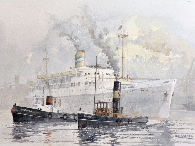 Обои картинки фото корабли, рисованные