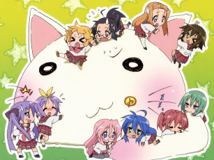 Картинка аниме lucky star