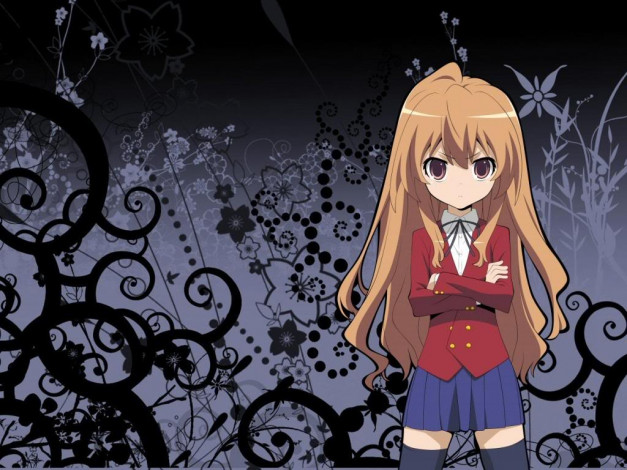 Обои картинки фото аниме, toradora