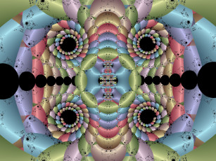 Картинка 3д графика fractal фракталы фрактал узор