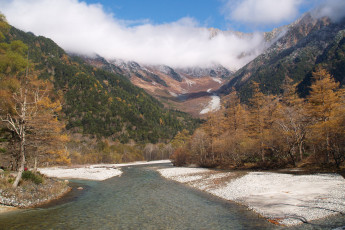 Картинка природа реки озера облака горы река