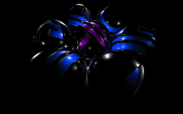 Картинка 3д графика fractal фракталы тёмный узор